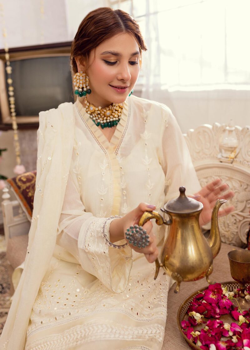 Hina Altaf - Mina Shirt, Trouser with Dupatta - Image 3