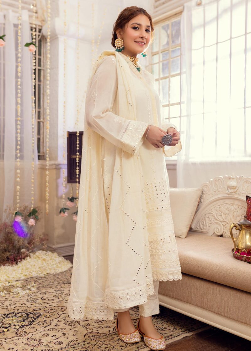 Hina Altaf - Mina Shirt, Trouser with Dupatta - Image 5