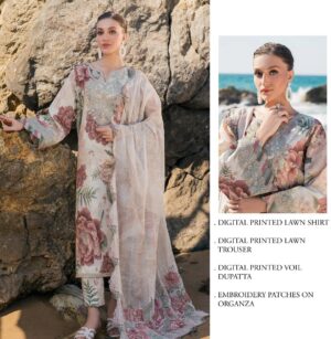 Alishba Abbasi - Elana Shirt, Trouser and Dupatta