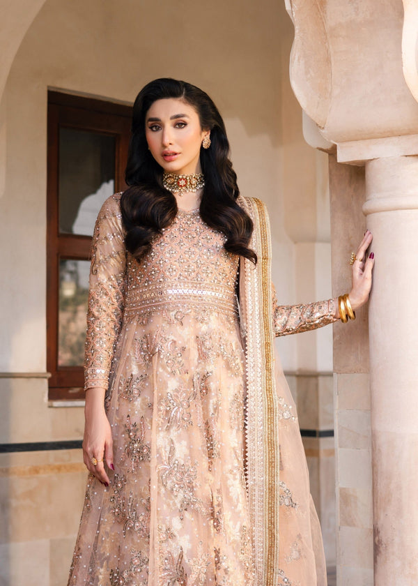Wajeha Khan - Gulnoor Maxi, Lehenga with Dupatta - Image 3