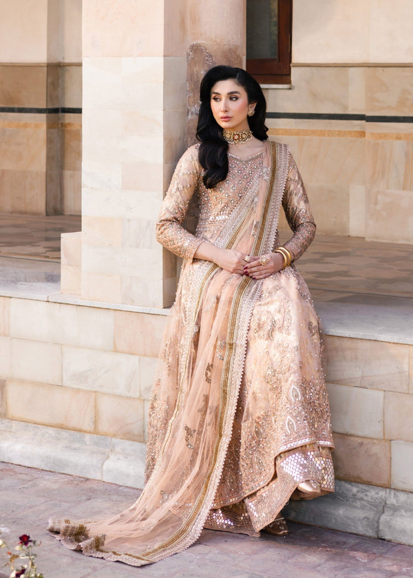 Wajeha Khan - Gulnoor Maxi, Lehenga with Dupatta - Image 4