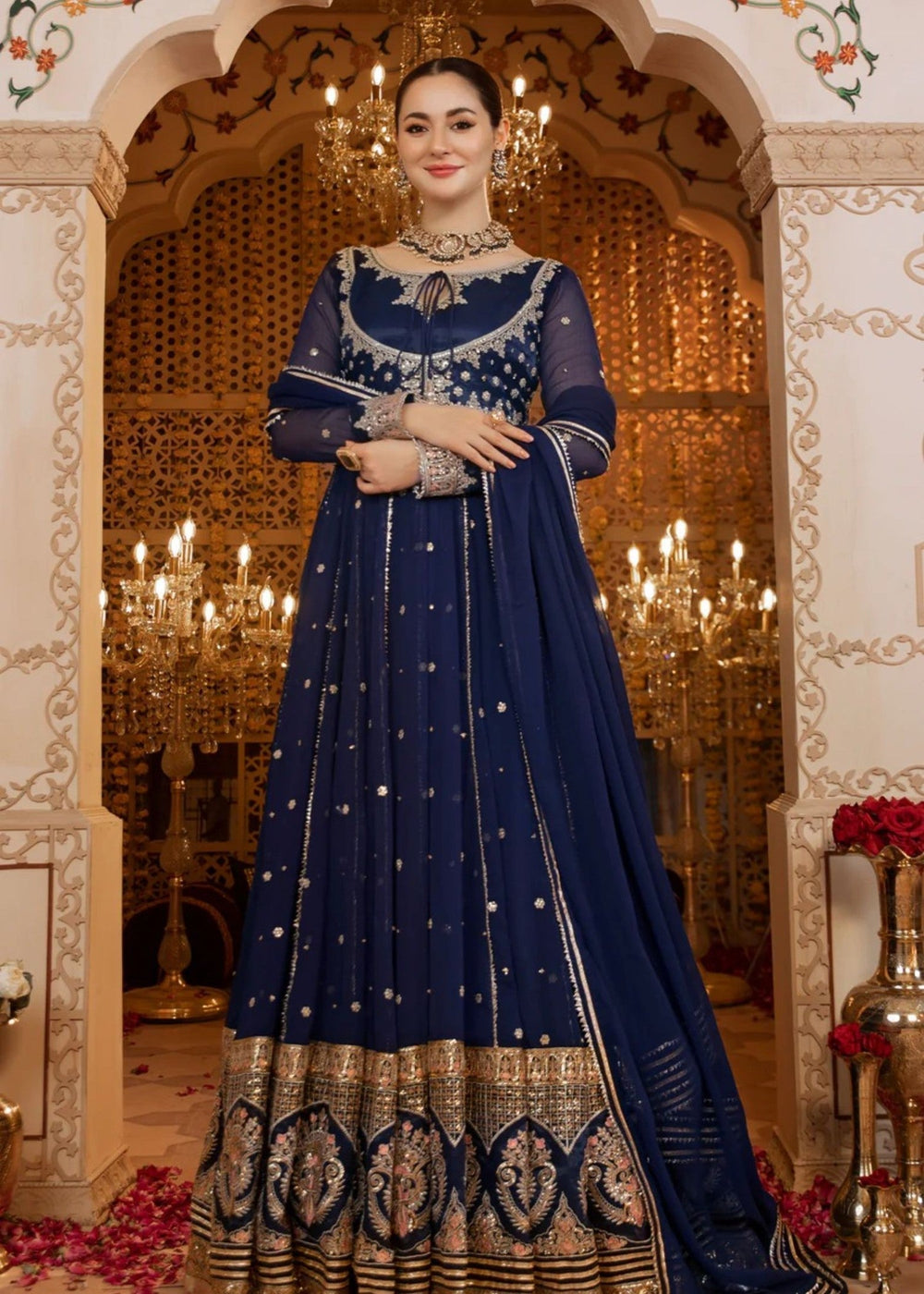 Hania Aamir - Aira Maxi, trouser and Dupatta