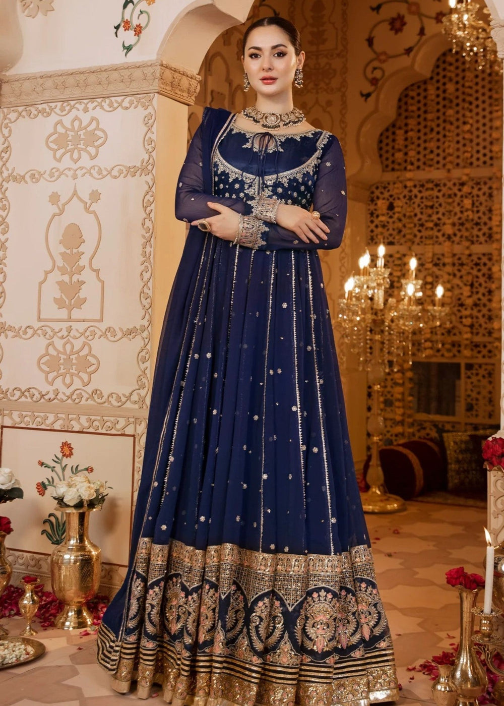 Hania Aamir - Aira Maxi, trouser and Dupatta - Image 3