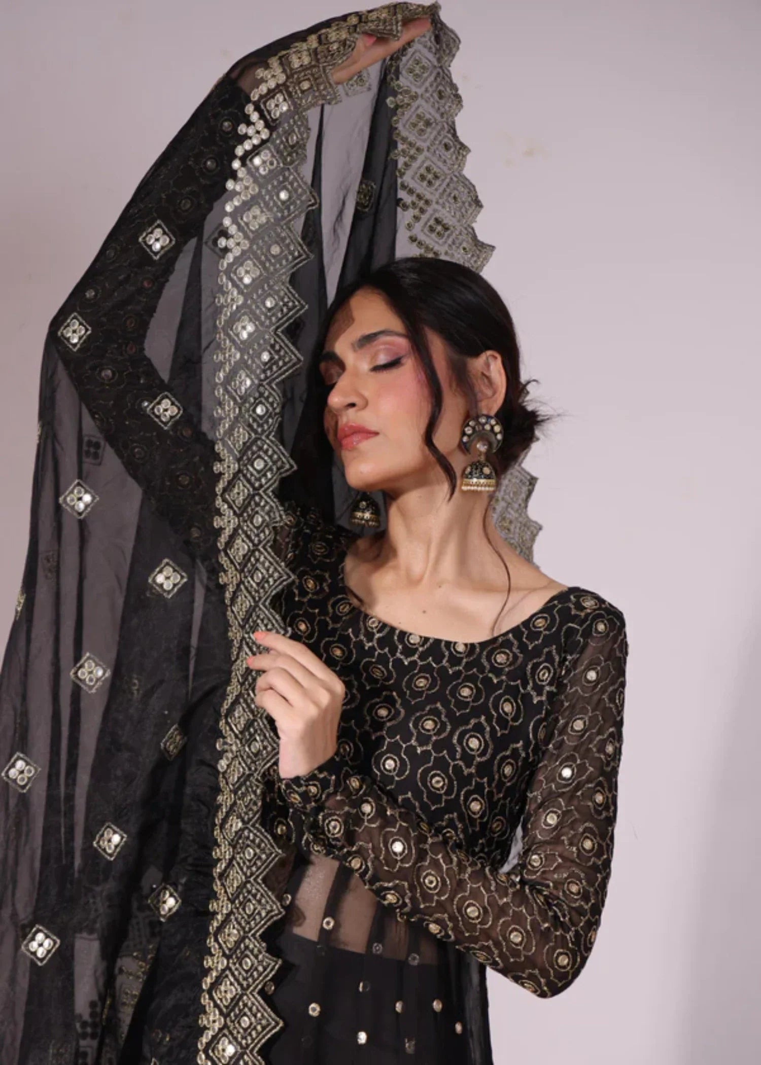 Lia Top, Lehenga with Dupatta - Image 3