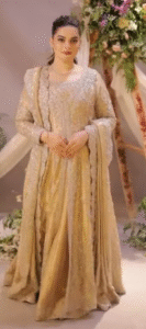 Minal Khan - Golden Gown Dress