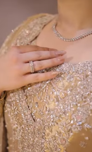 Minal Khan - Golden Gown Dress - Image 3